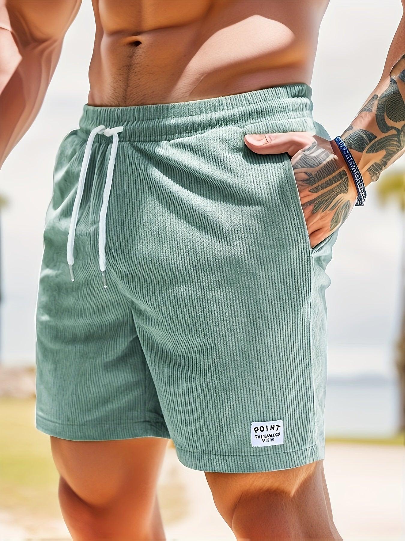 Mees - Luchtige casual short met trekkoord voor heren