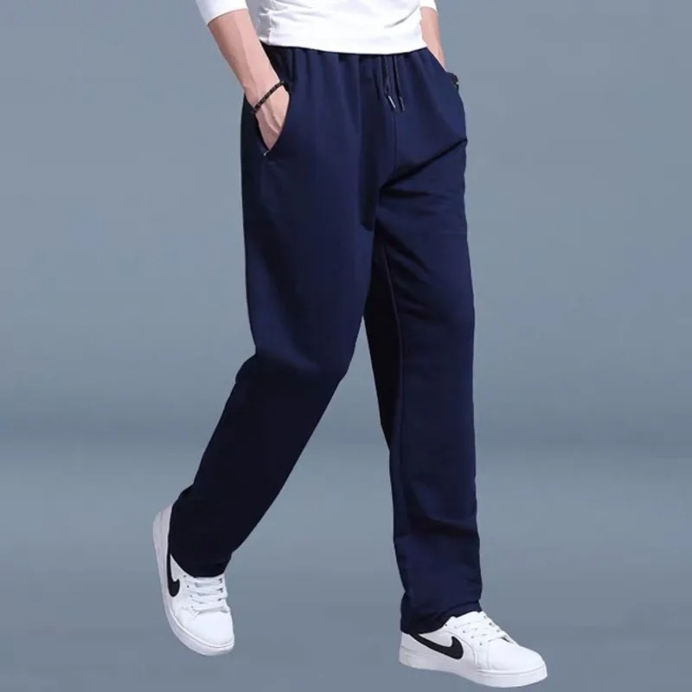 Mees - Relaxed joggingbroek met rechte pijpen voor heren