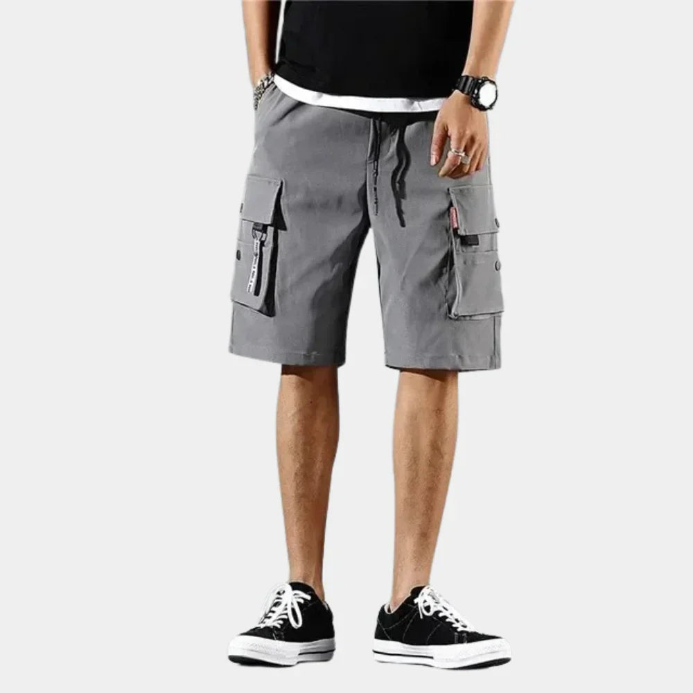 Teun - Luchtige cargo shorts met zakken voor heren
