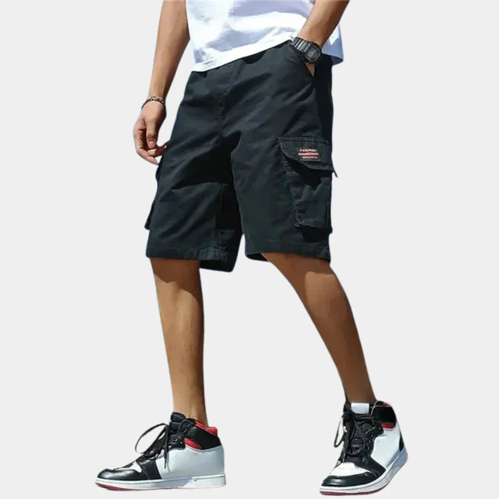 Teun - Luchtige cargo shorts met zakken voor heren