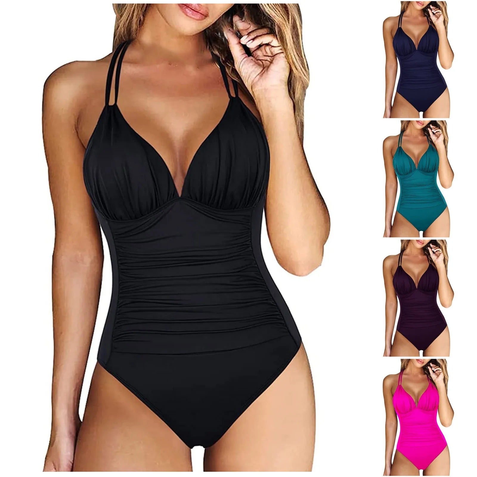 Jet - Elegant badpak met V-hals voor dames