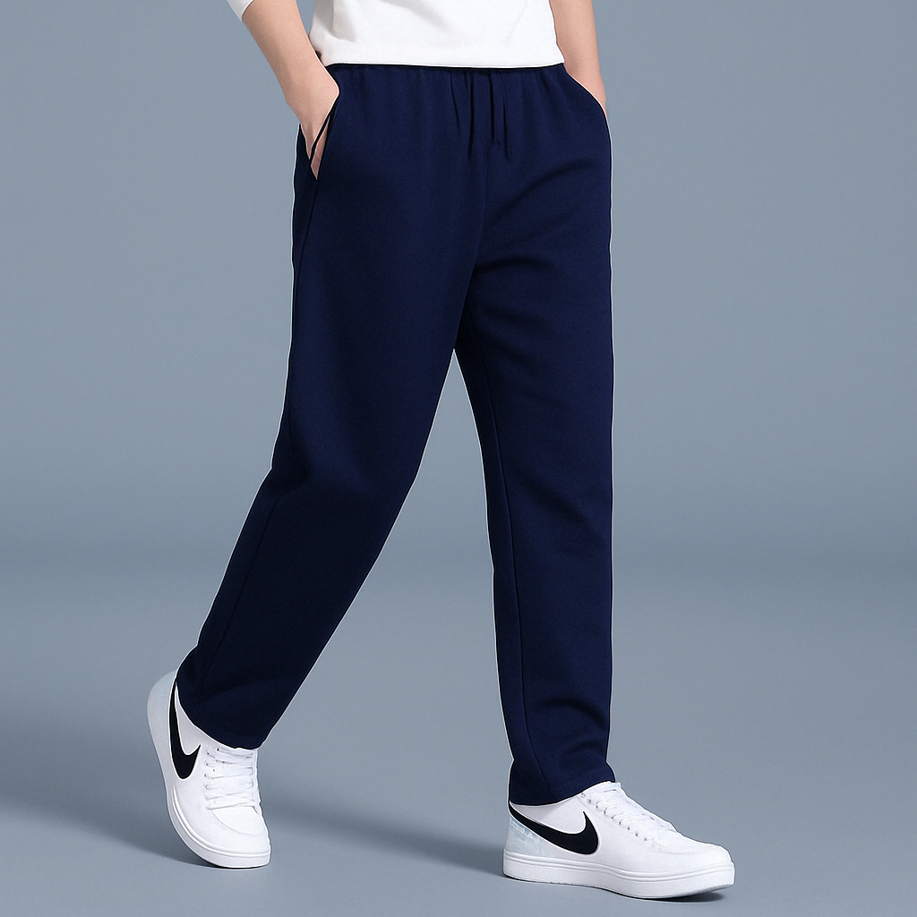 Mees - Relaxed joggingbroek met rechte pijpen voor heren