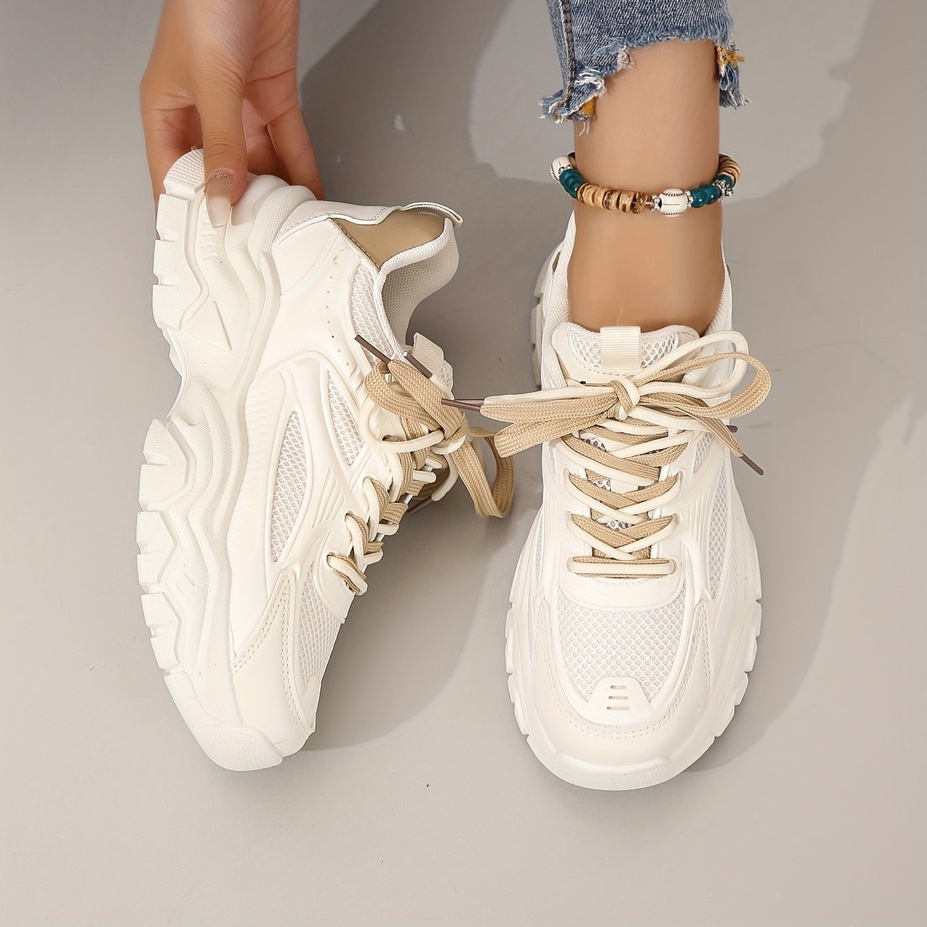 Fenna - Sportieve platform sneakers met chunky zool voor dames