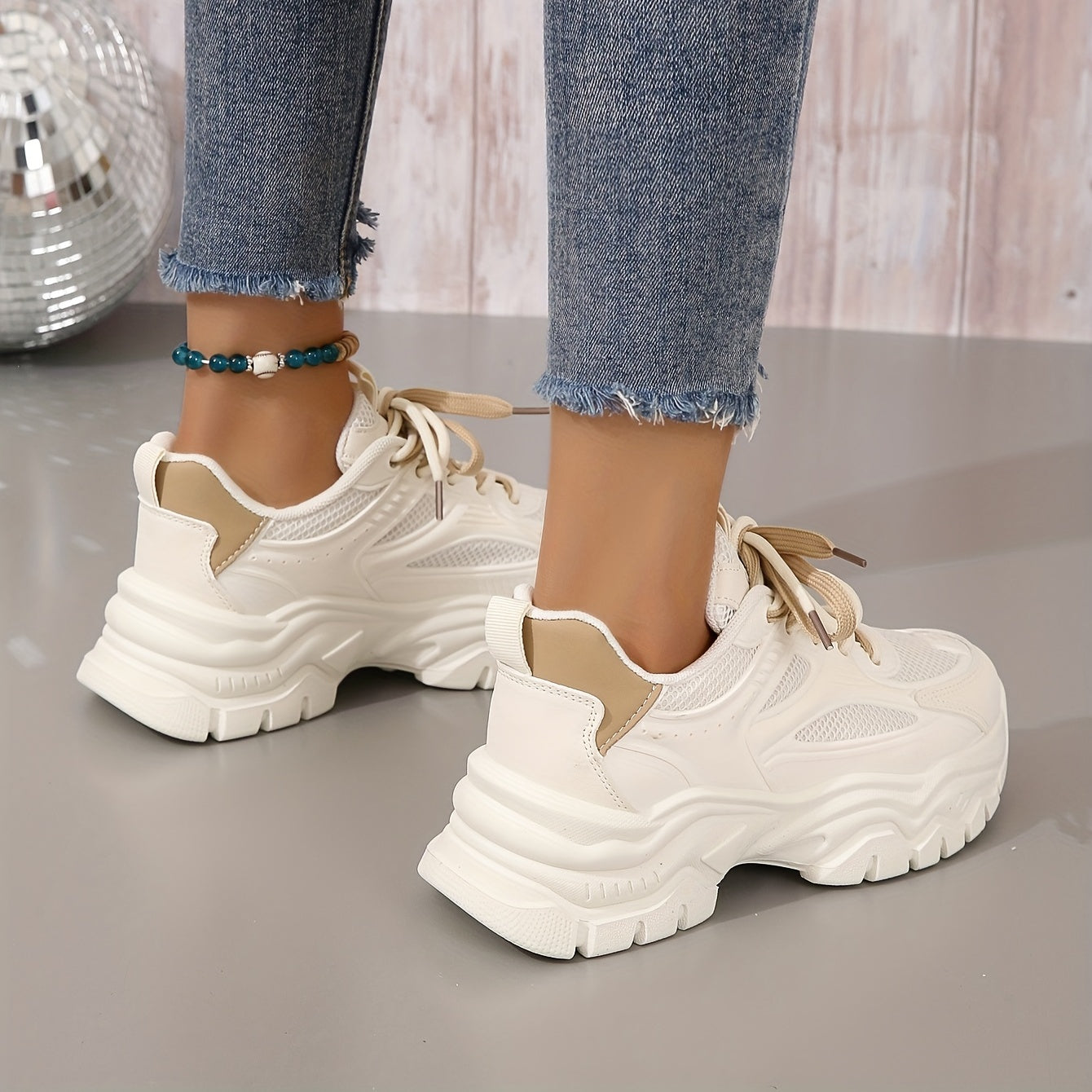 Fenna - Sportieve platform sneakers met chunky zool voor dames