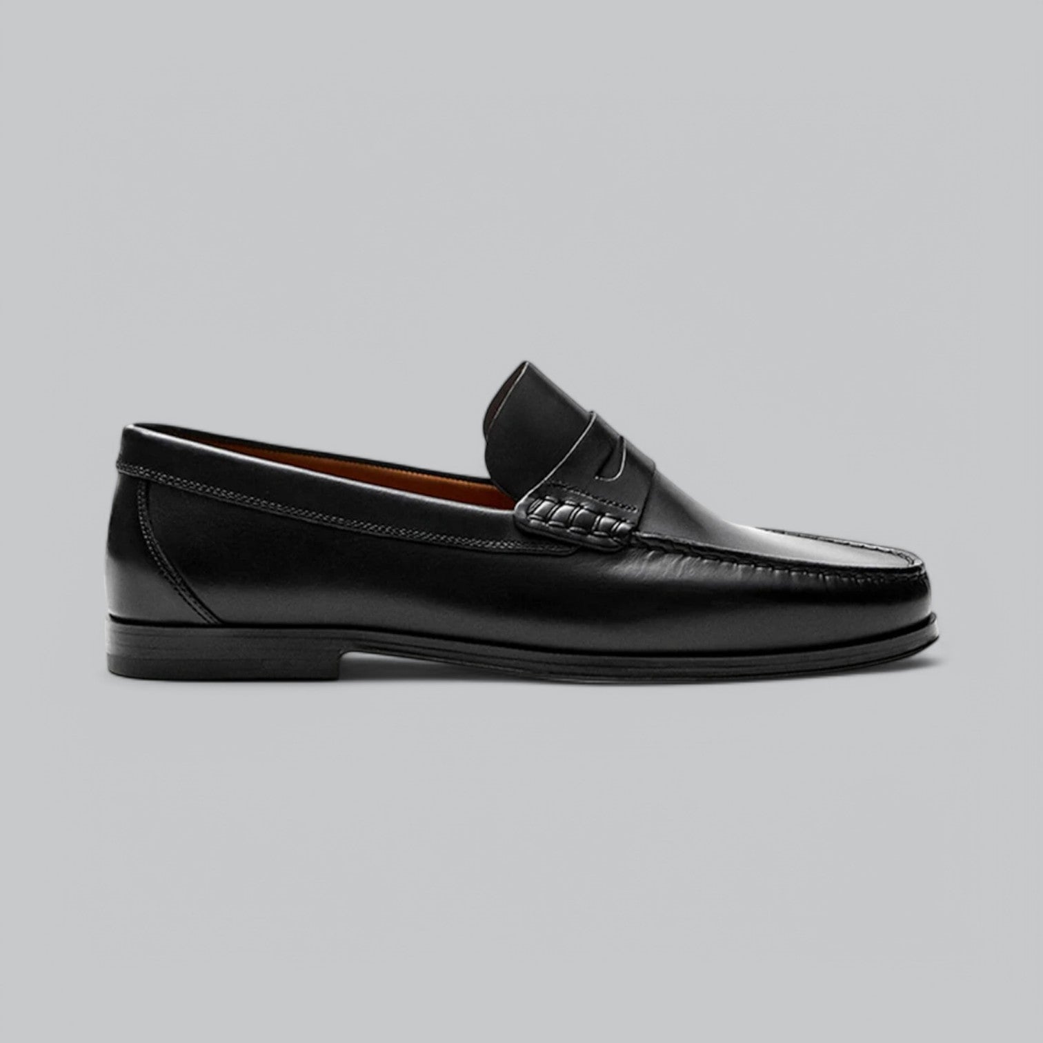Fenna - Klassieke instap loafers met lage hak voor dames