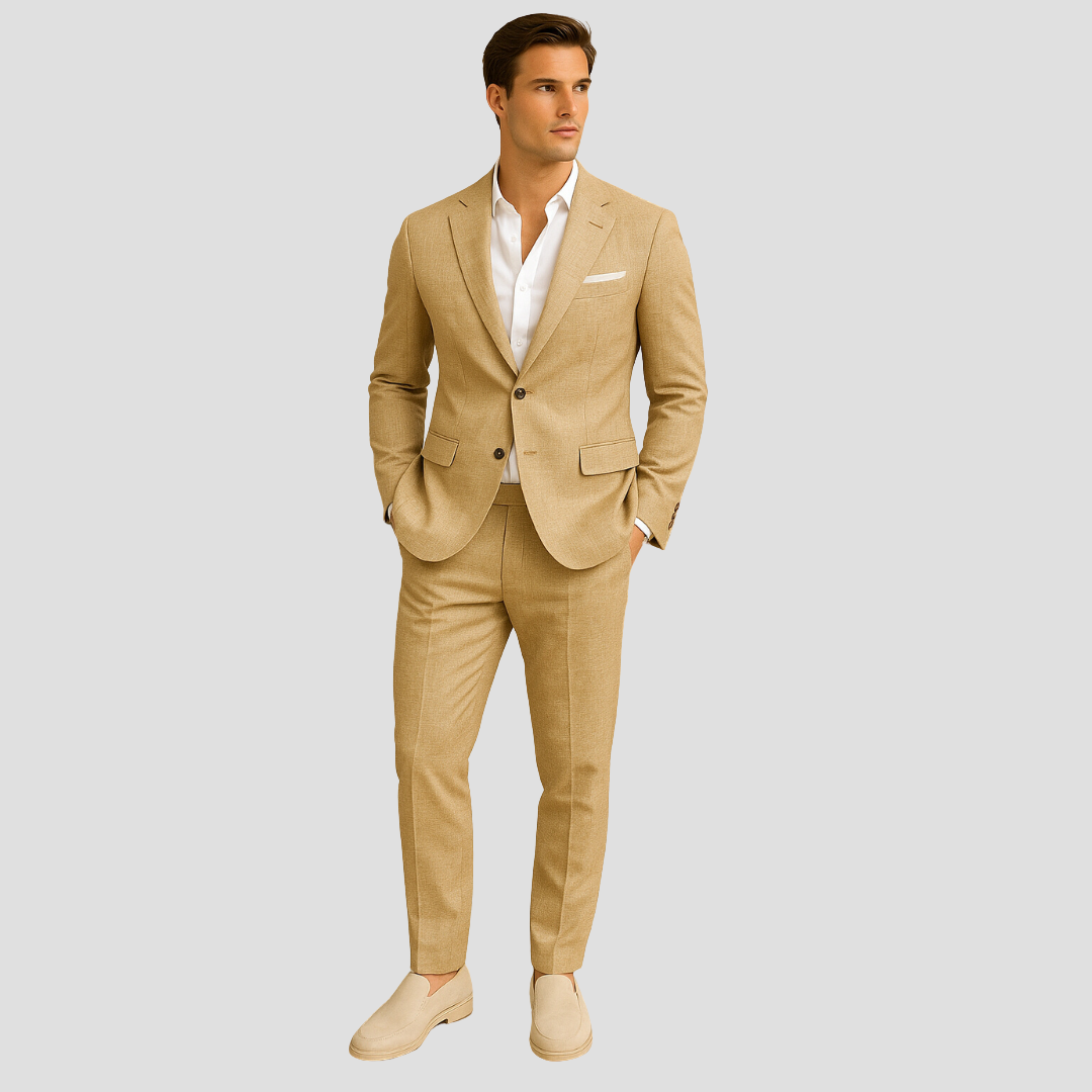 Jasper - Slim fit herenpak met rechte pijpen