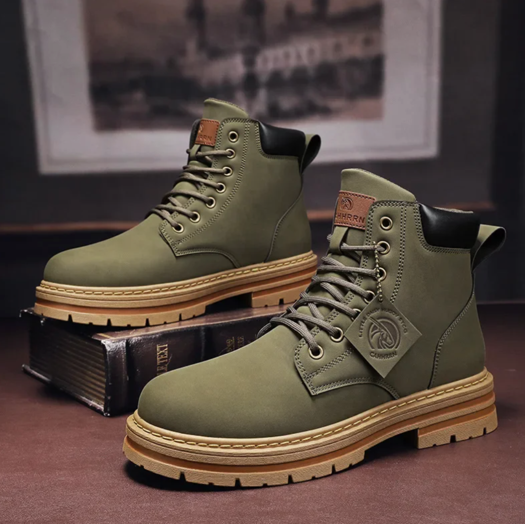 Giel - Stoere enkelhoge veterboots voor heren