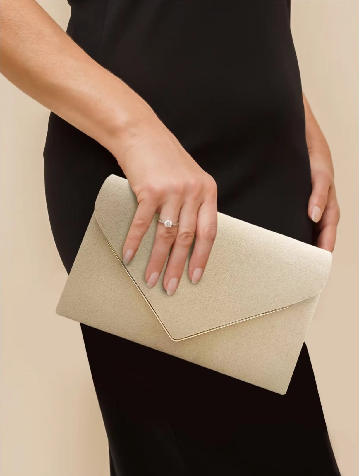 Jet - Stijlvolle clutch tas met schouderketting voor dames