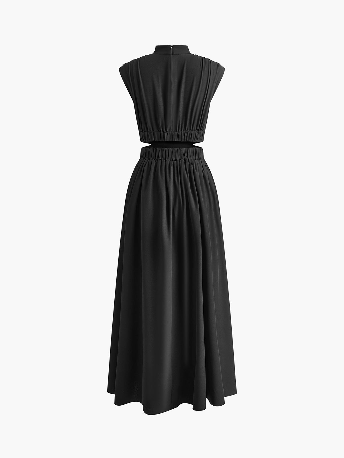 Fenna - Elegante plissé maxi jurk voor dames