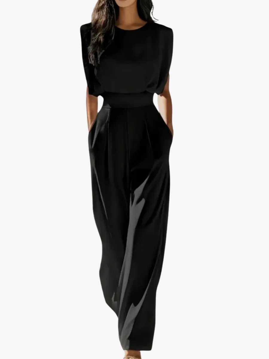 Anouk - Chique jumpsuit met verstevigde schouders voor dames Hero