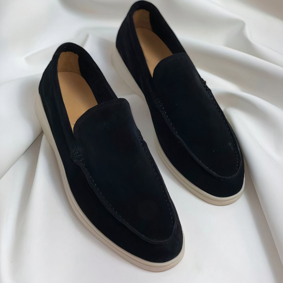 Bram - Vintage leren herenloafers met chunky zool Hero
