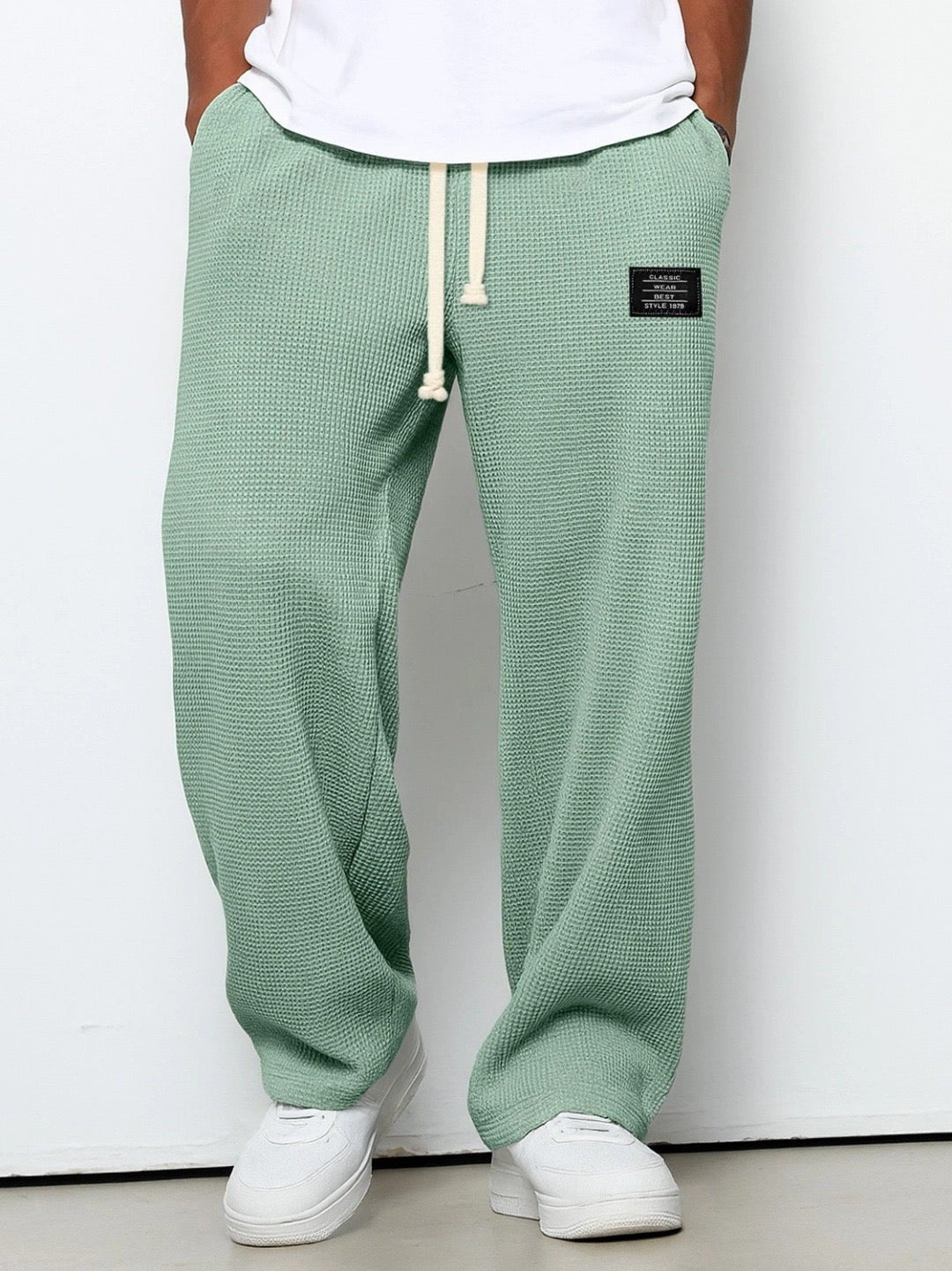 Daan - Casual joggingbroek met elastische taille voor heren Back