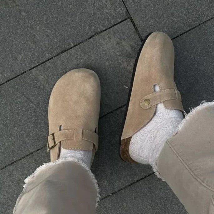 Daan - Leren Boston-sandalen voor heren Lifestyle