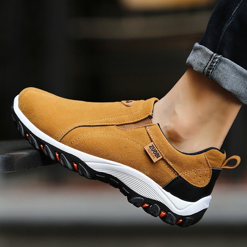 Dirk - Stevige slip-on outdoor wandelschoenen voor heren Front