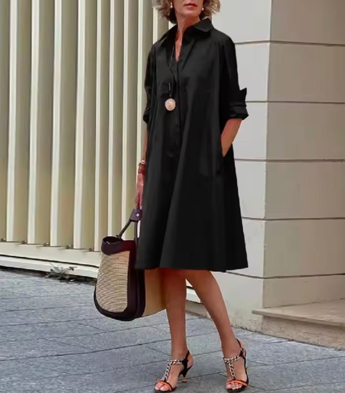 Else - Tijdloze elegante jurk voor dames Back