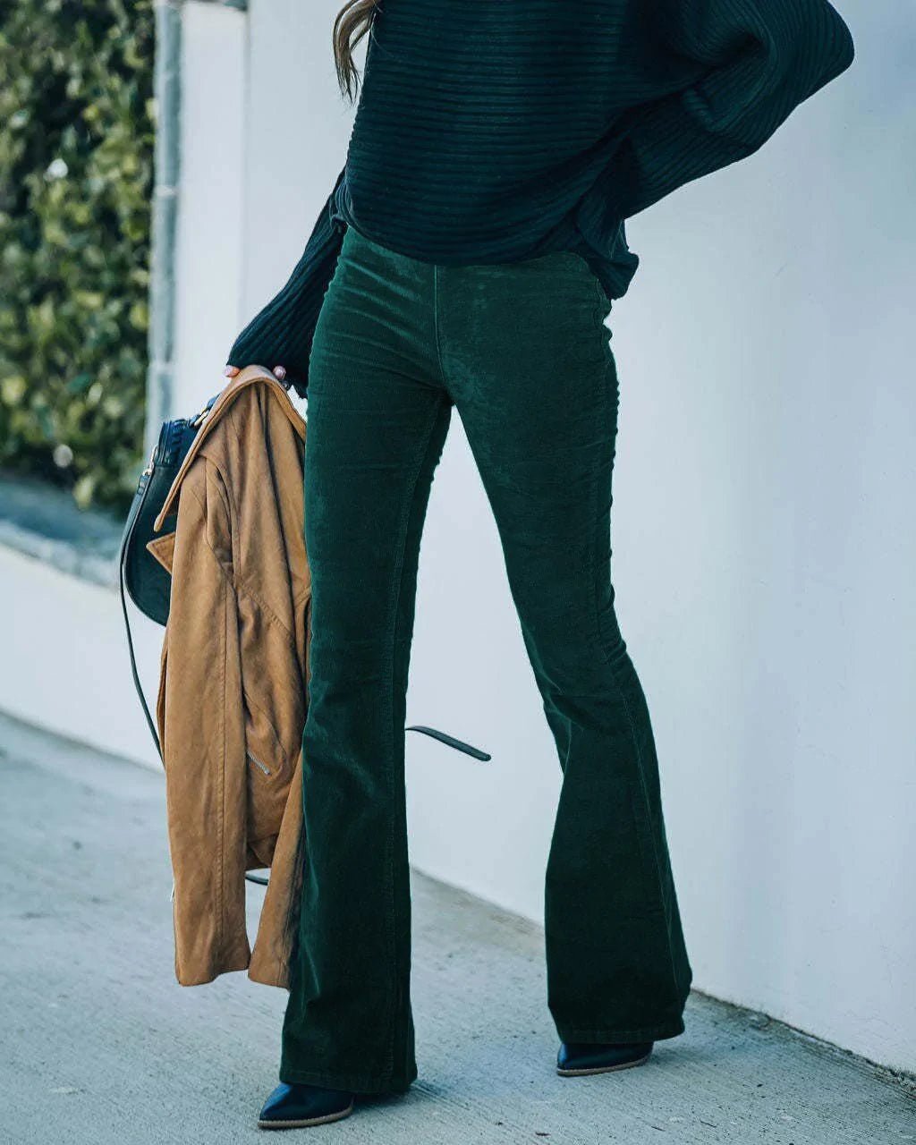 Evi - Elegante corduroy flare broek voor dames Lifestyle