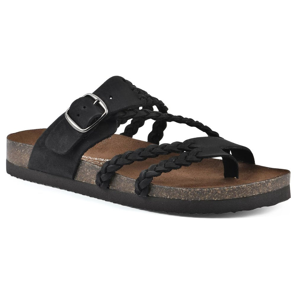 Femke - Gevlochten kurk sandalen voor dames Side