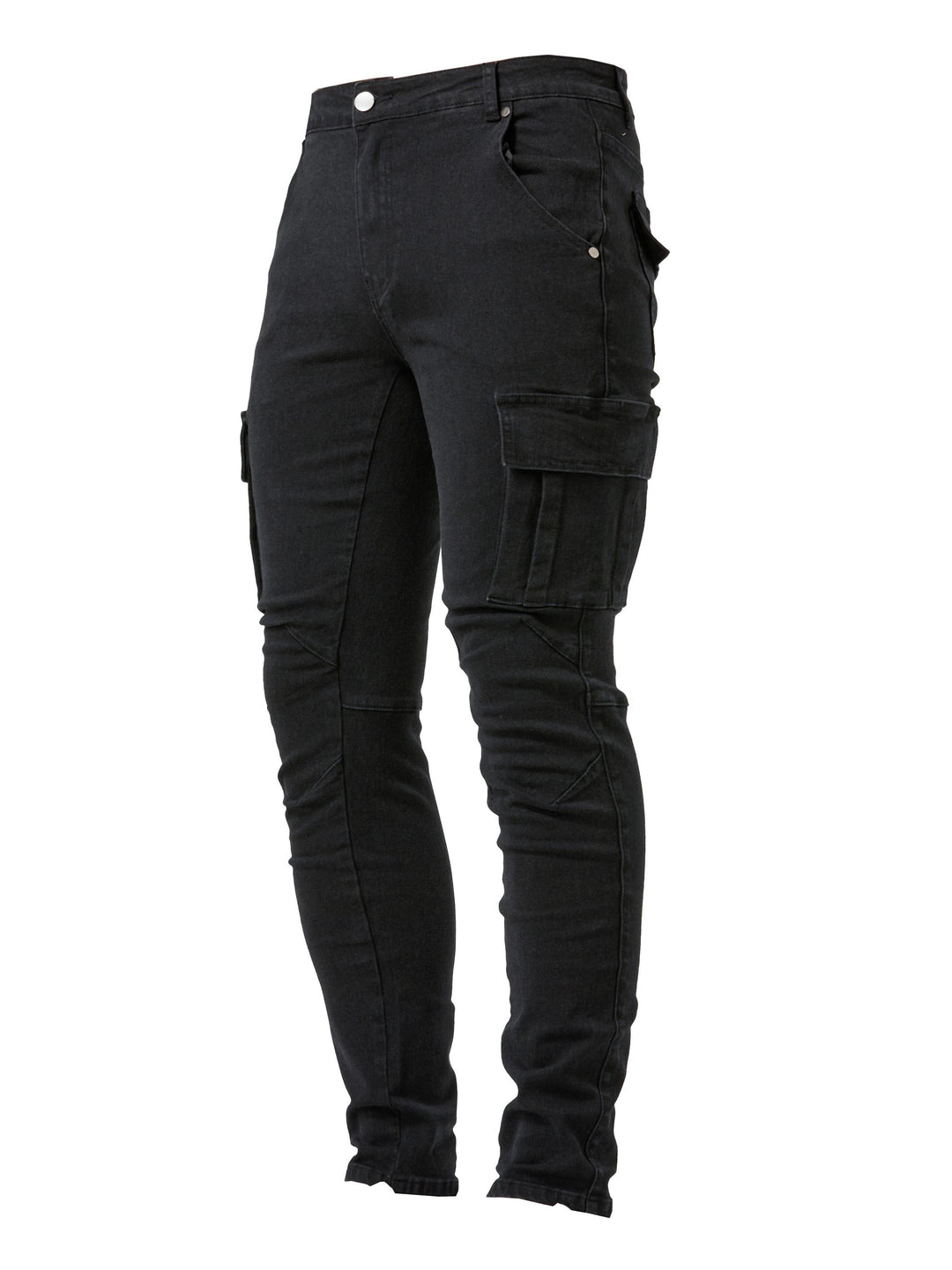 Giel - Slim fit cargo jeans voor heren
