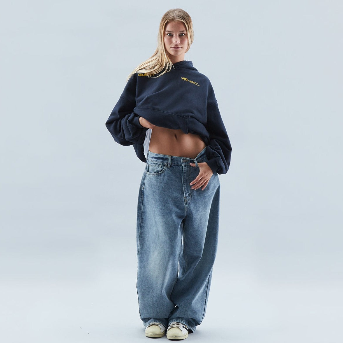 Lieke - Oversized hoodie met print voor dames