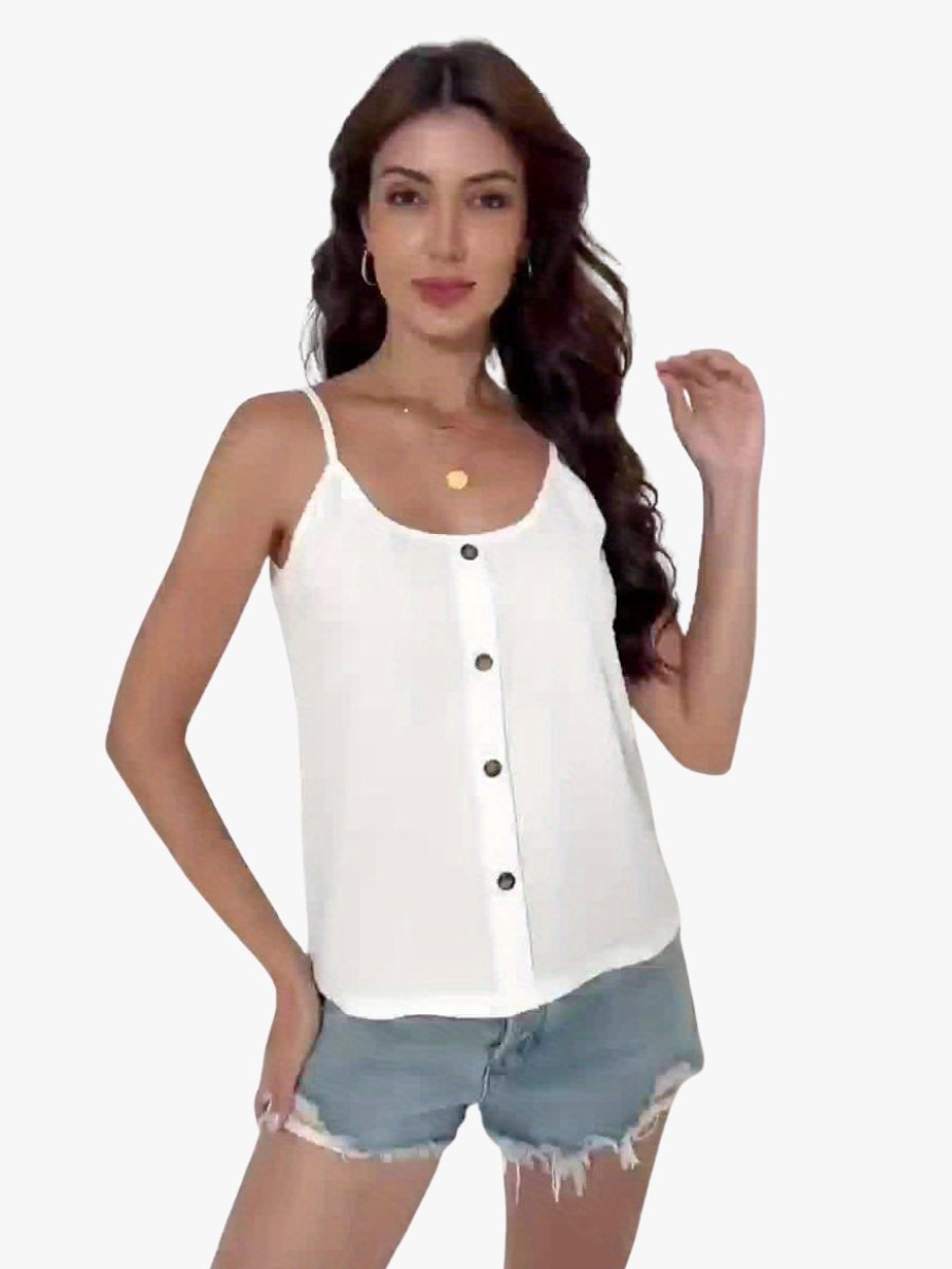 Jet - Elegante blouse met sierlijke schouderbandjes voor dames Hero