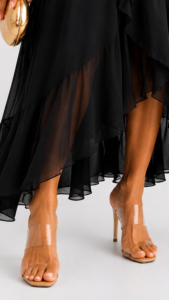 Lieke - Elegante chiffon vouwjurk voor dames View 32