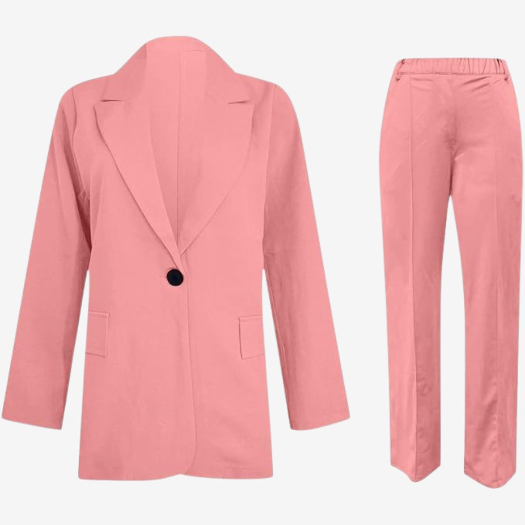 Loes - Stijlvolle tweedelige blazerset voor dames View 11