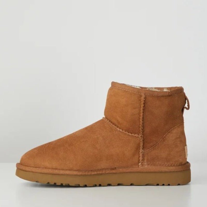 Lotte - Stijlvolle gevoerde mini boots voor dames Back