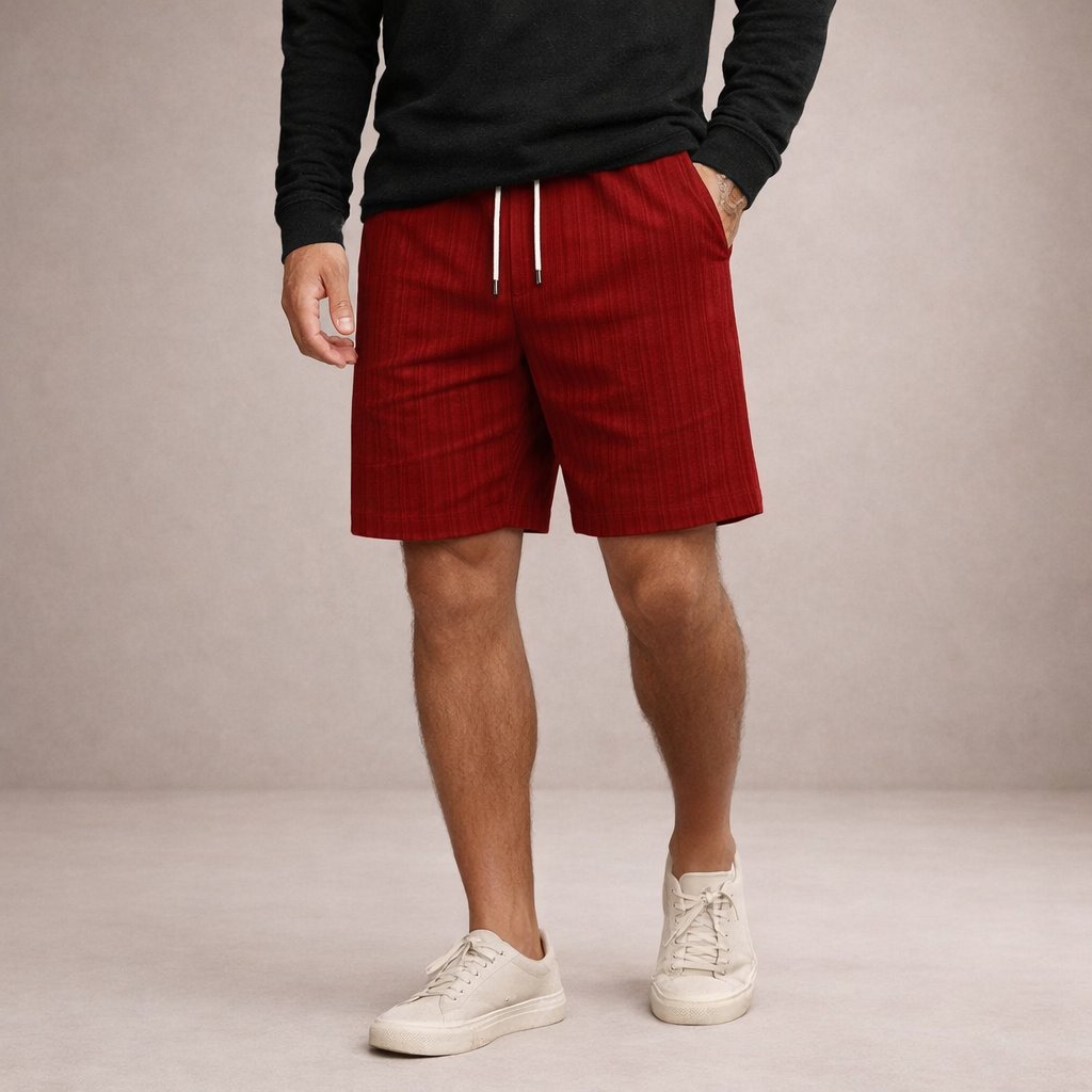 Luuk - Casual linnen korte broek voor heren View 20