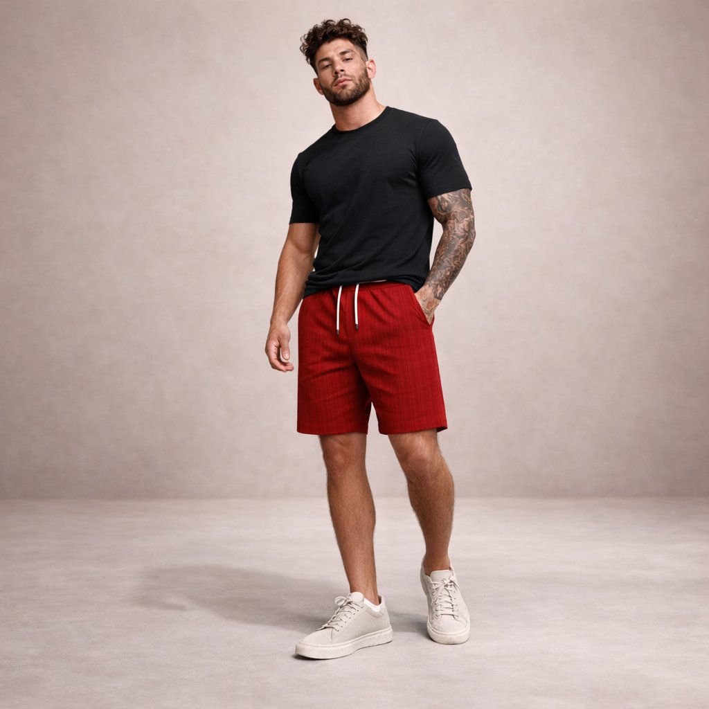 Luuk - Casual linnen korte broek voor heren View 21