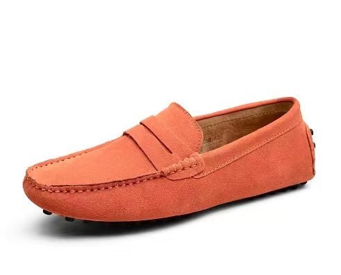 Maarten - Casual suède loafers met penny strap voor heren View 16