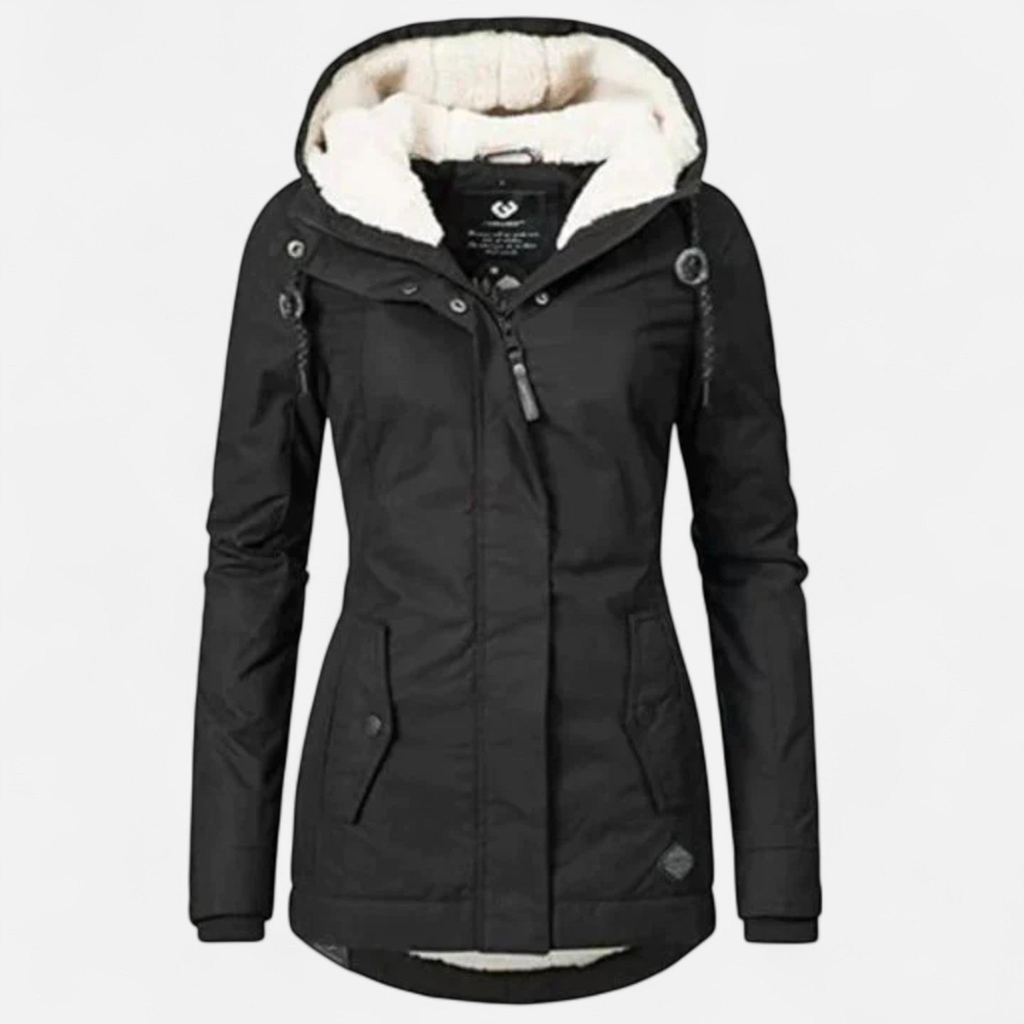Maren - Warme gevoerde winterjas voor dames Side