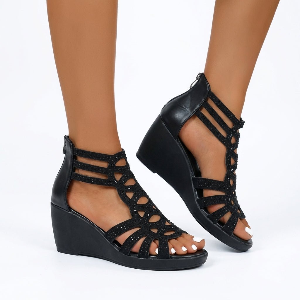 Merel - Elegante sandalen met wedgehak voor dames View 13