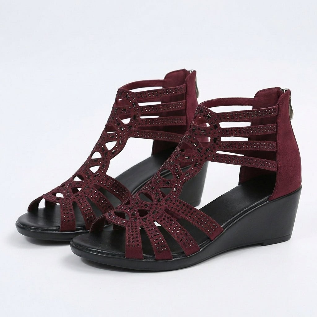 Merel - Elegante sandalen met wedgehak voor dames View 22