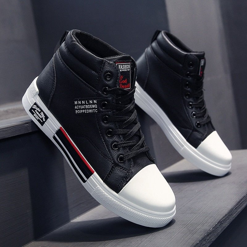 Niels - Moderne hoge schoen voor heren Back