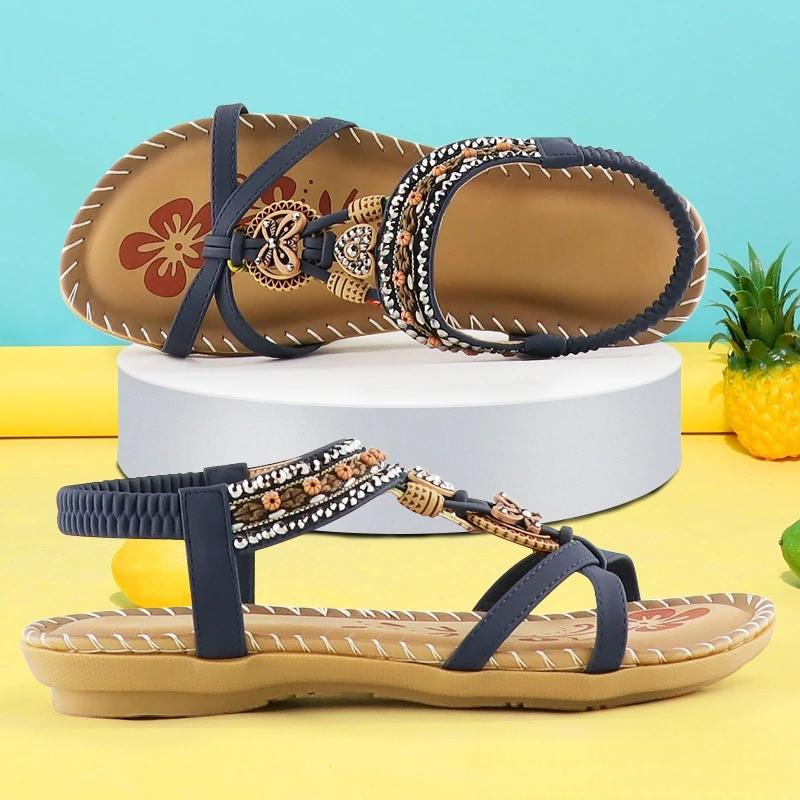 Fenna - Zomerse sandalen met sierbandjes voor dames