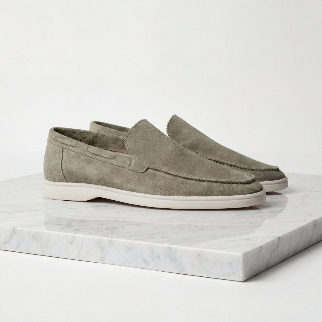 Teun - Klassieke suède loafers voor heren Back