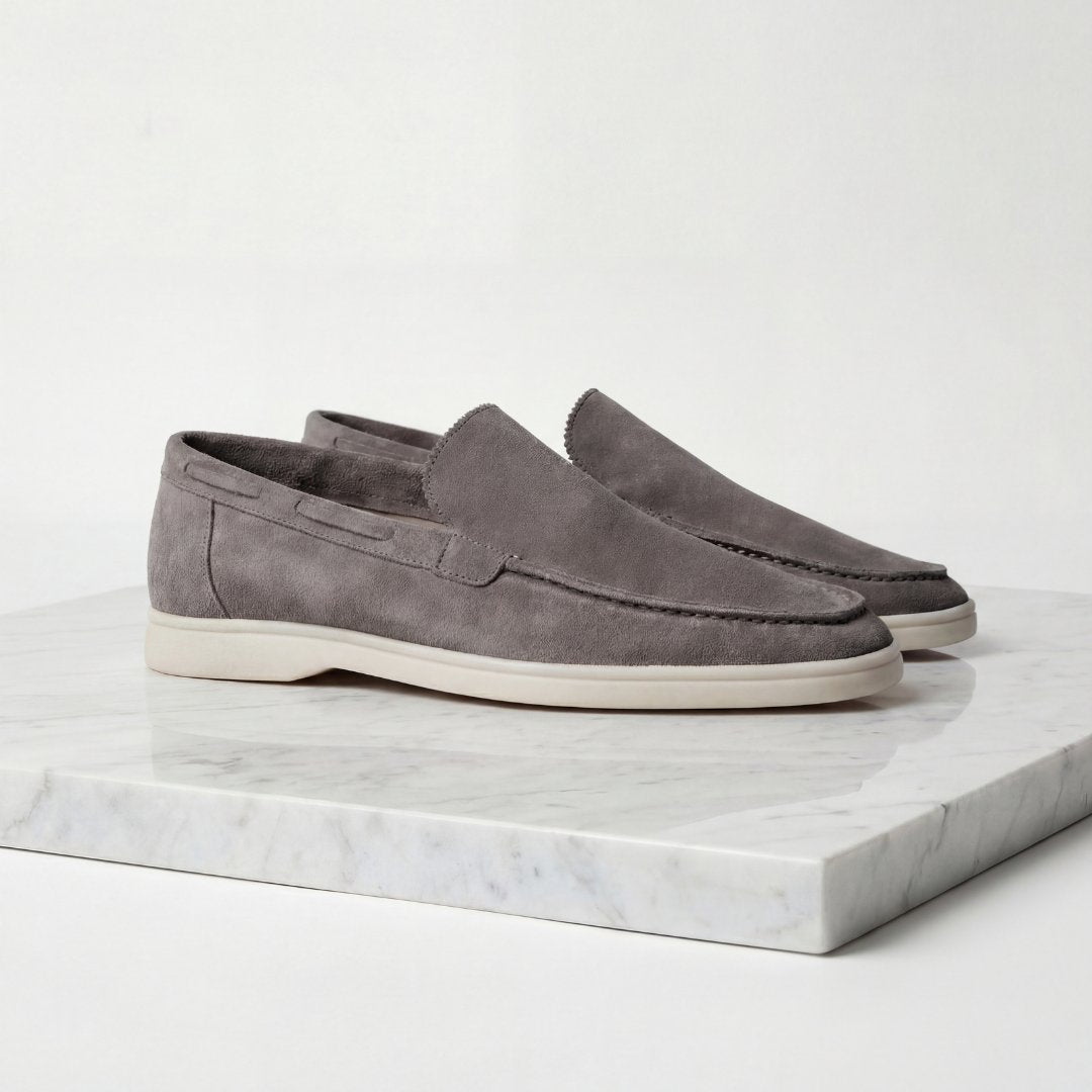 Teun - Klassieke suède loafers voor heren Full