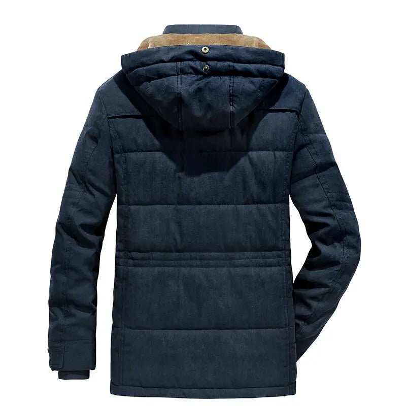 Teun - Warme fluwelen hoodie met capuchon voor heren Front