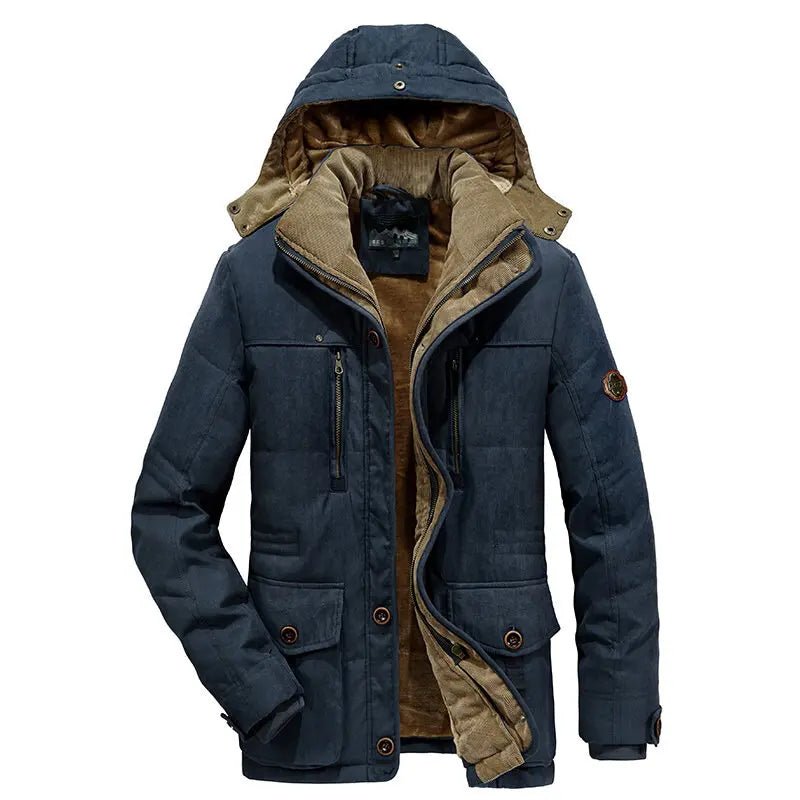 Teun - Warme fluwelen hoodie met capuchon voor heren Hero