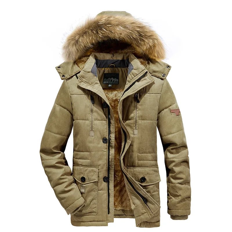 Teun - Warme fluwelen hoodie met capuchon voor heren Lifestyle