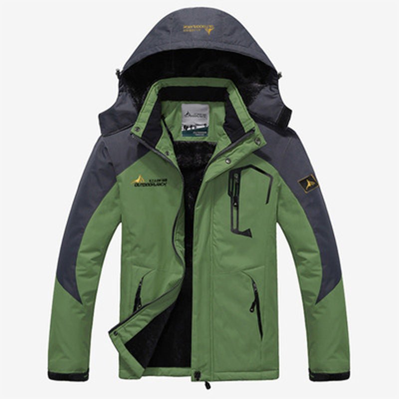 Teun - Waterdichte gewatteerde parka met capuchon voor heren Side