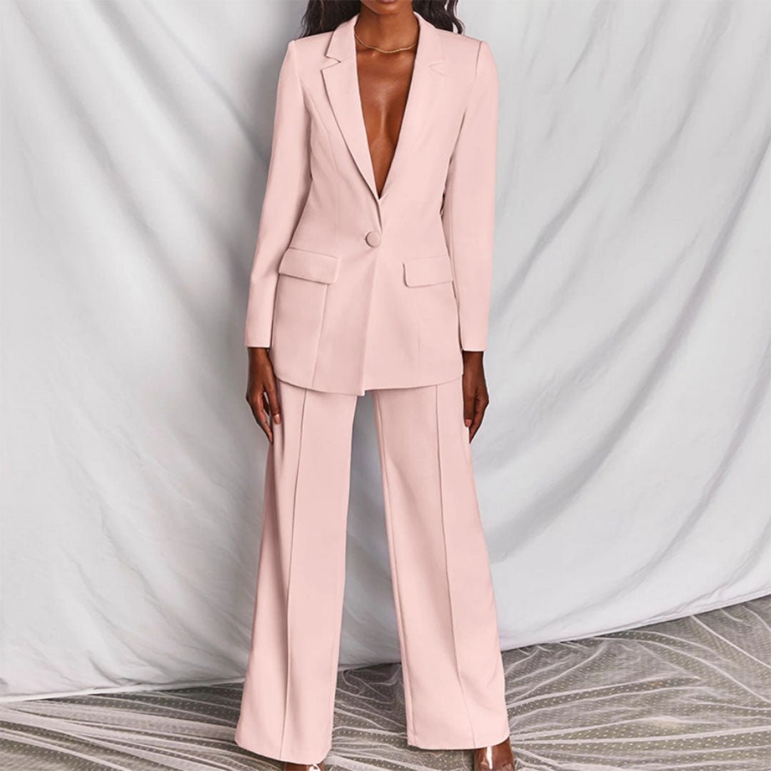 Vera - Chique blazer en broek set voor dames Back
