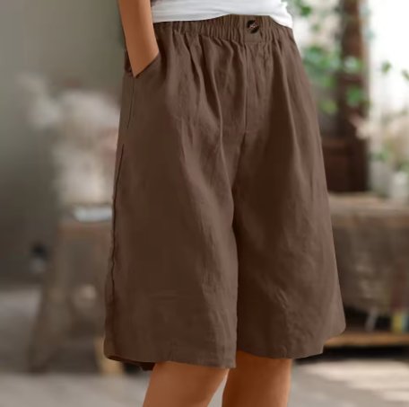 Vera - Wijde shorts met elastische taille voor dames View 13