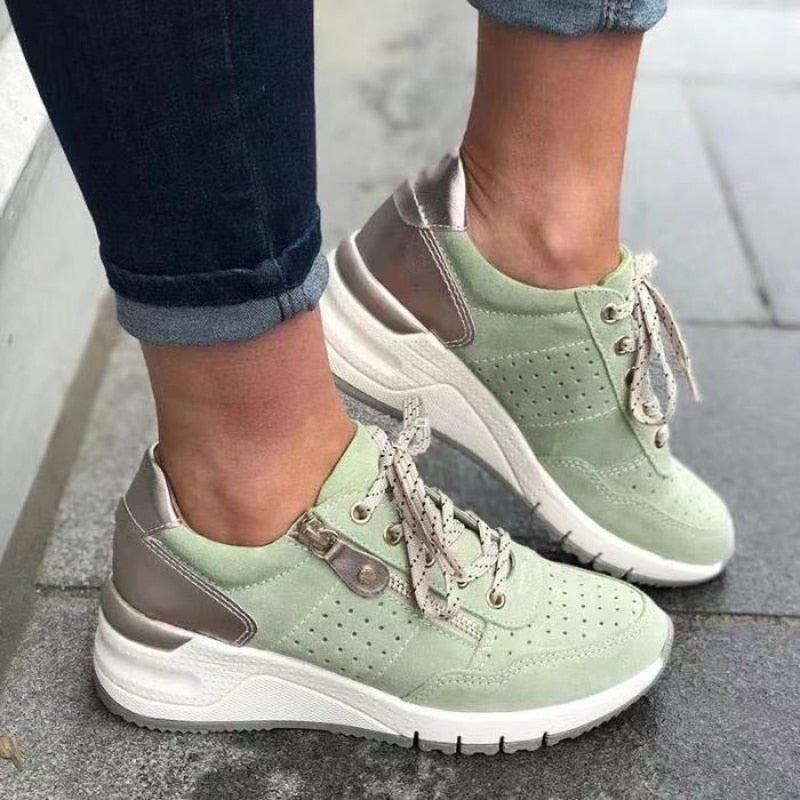 Wies - Orthopedische wandelschoenen met rits voor dames Hero