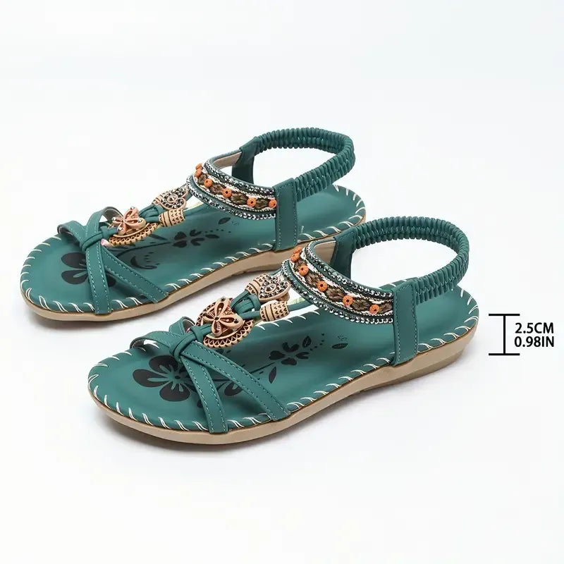 Fenna - Zomerse sandalen met sierbandjes voor dames