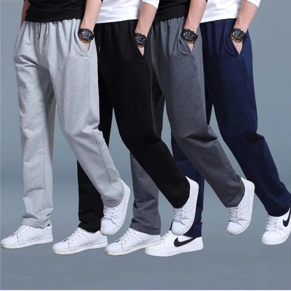 Mees - Relaxed joggingbroek met rechte pijpen voor heren