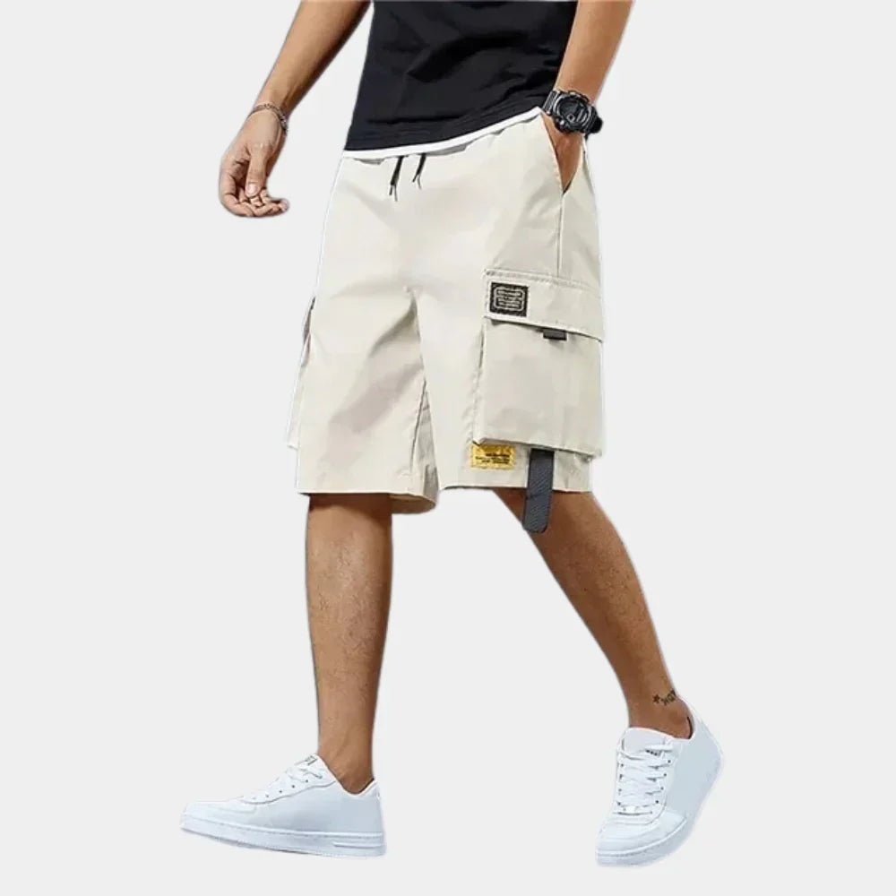 Teun - Luchtige cargo shorts met zakken voor heren