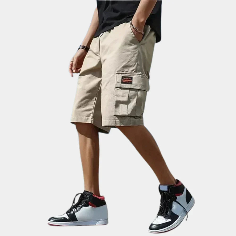 Teun - Luchtige cargo shorts met zakken voor heren