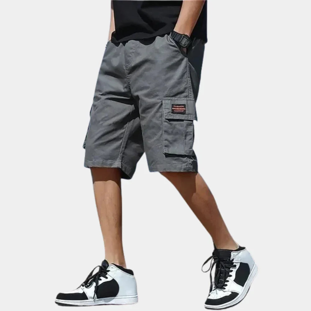 Teun - Luchtige cargo shorts met zakken voor heren