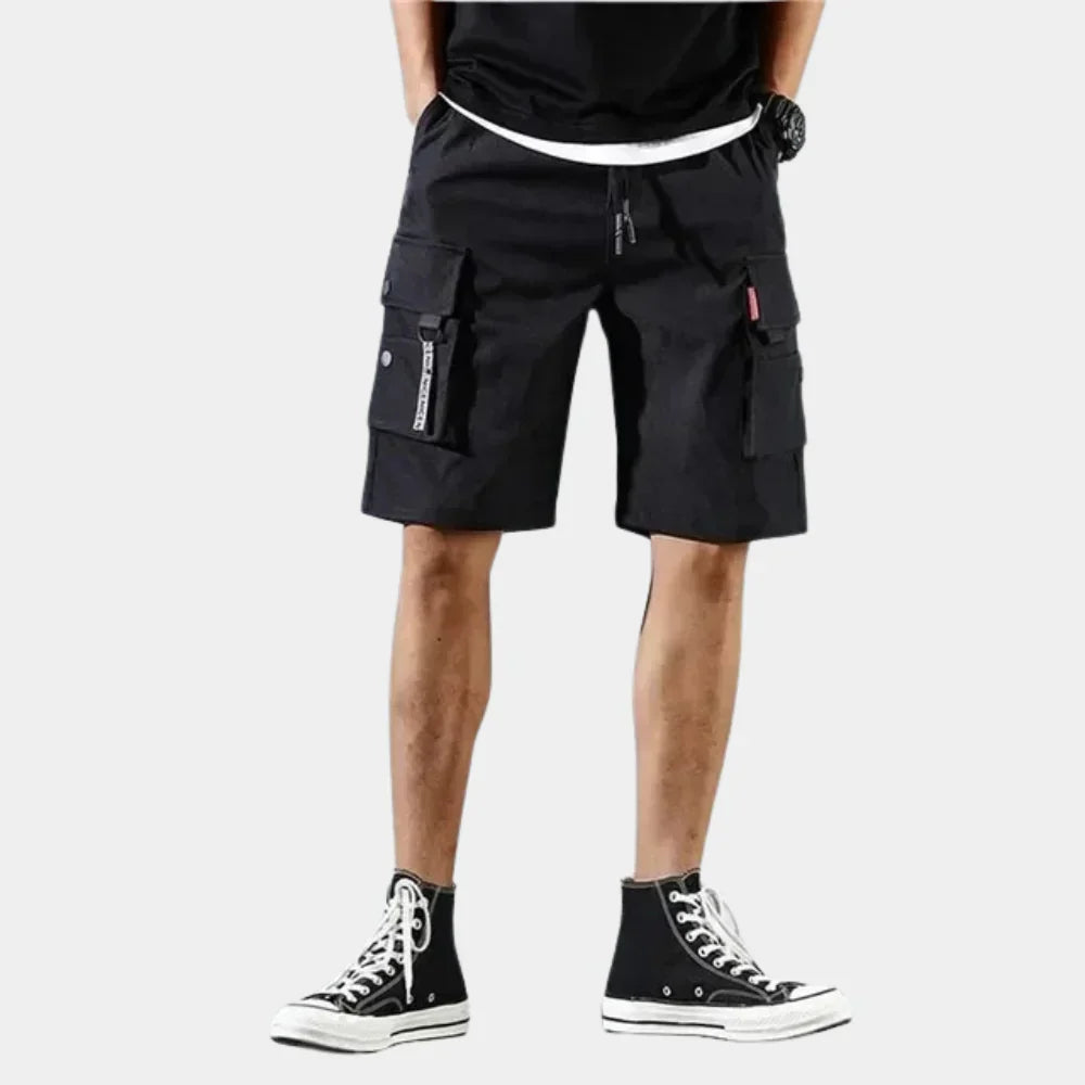 Teun - Luchtige cargo shorts met zakken voor heren